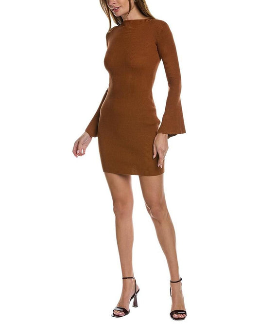 Alexia Admor Sienna Turtleneck Flared Dress