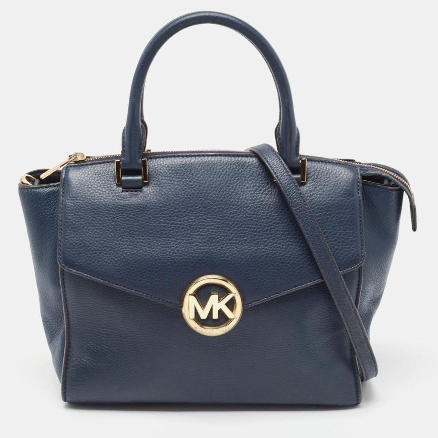 Michael Michael Kors Leather Hudson Satchel