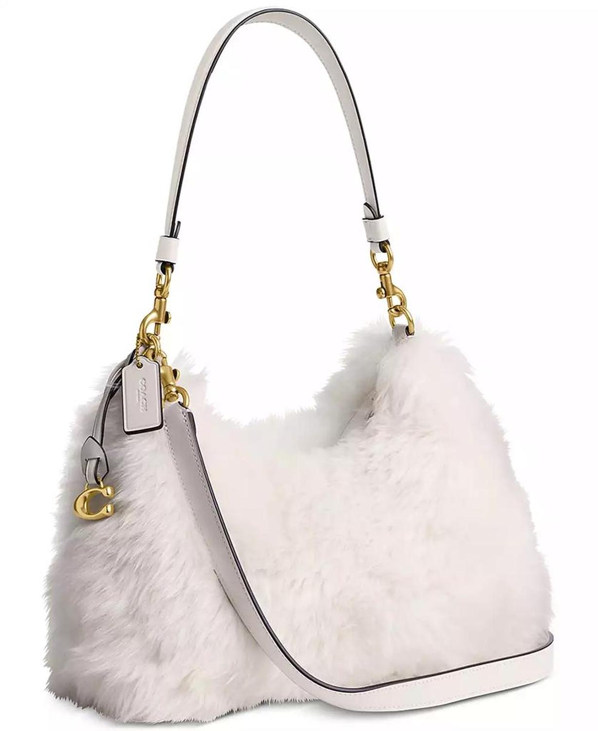 Juliet Shearling Medium Shoulder Bag