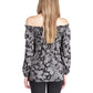 Womens Ruffled Off The Shoulder Blouse