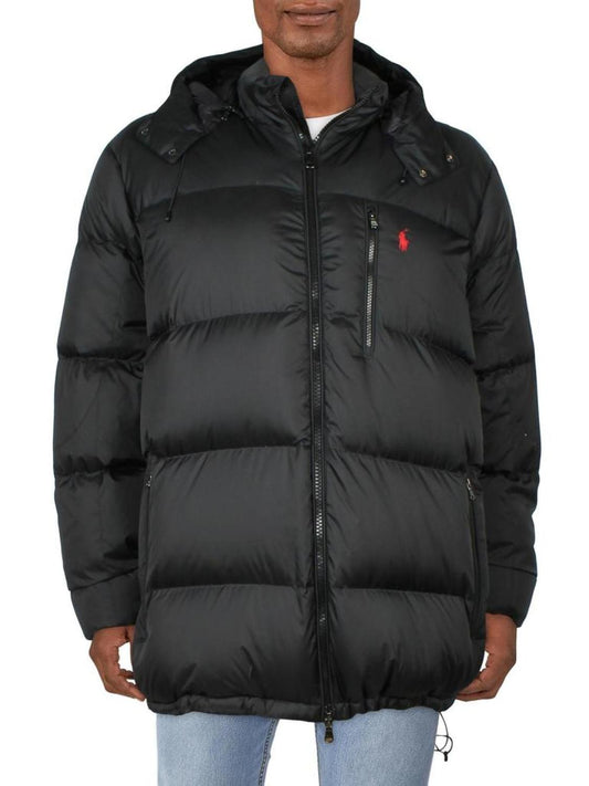 Big & Tall   Mens Down Hooded Down Coat