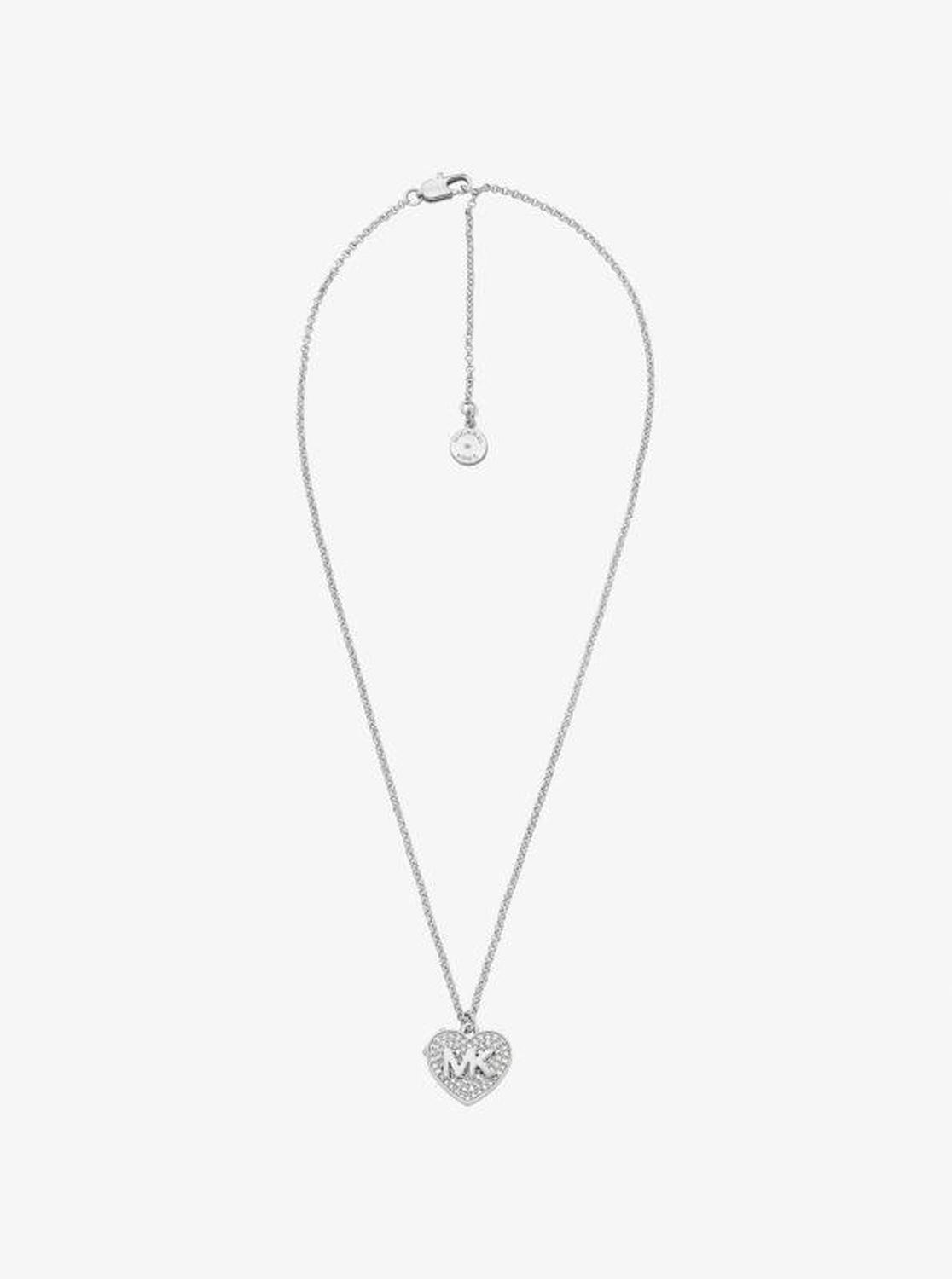 Pavé Heart Locket Necklace