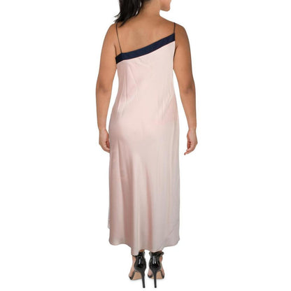 Womens Satin Midi Dress