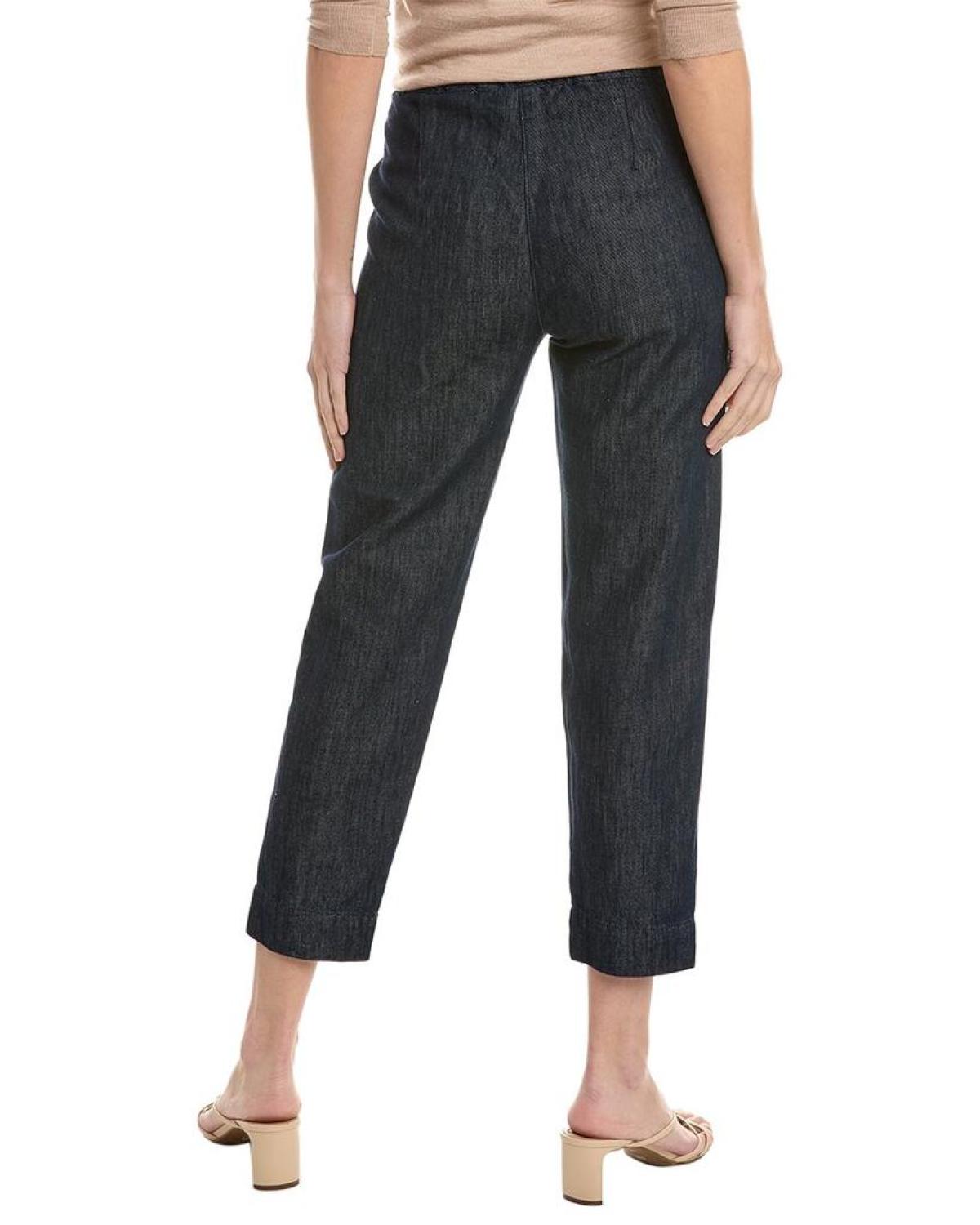 Max Mara Leisure Linen-Blend Denim Trouser