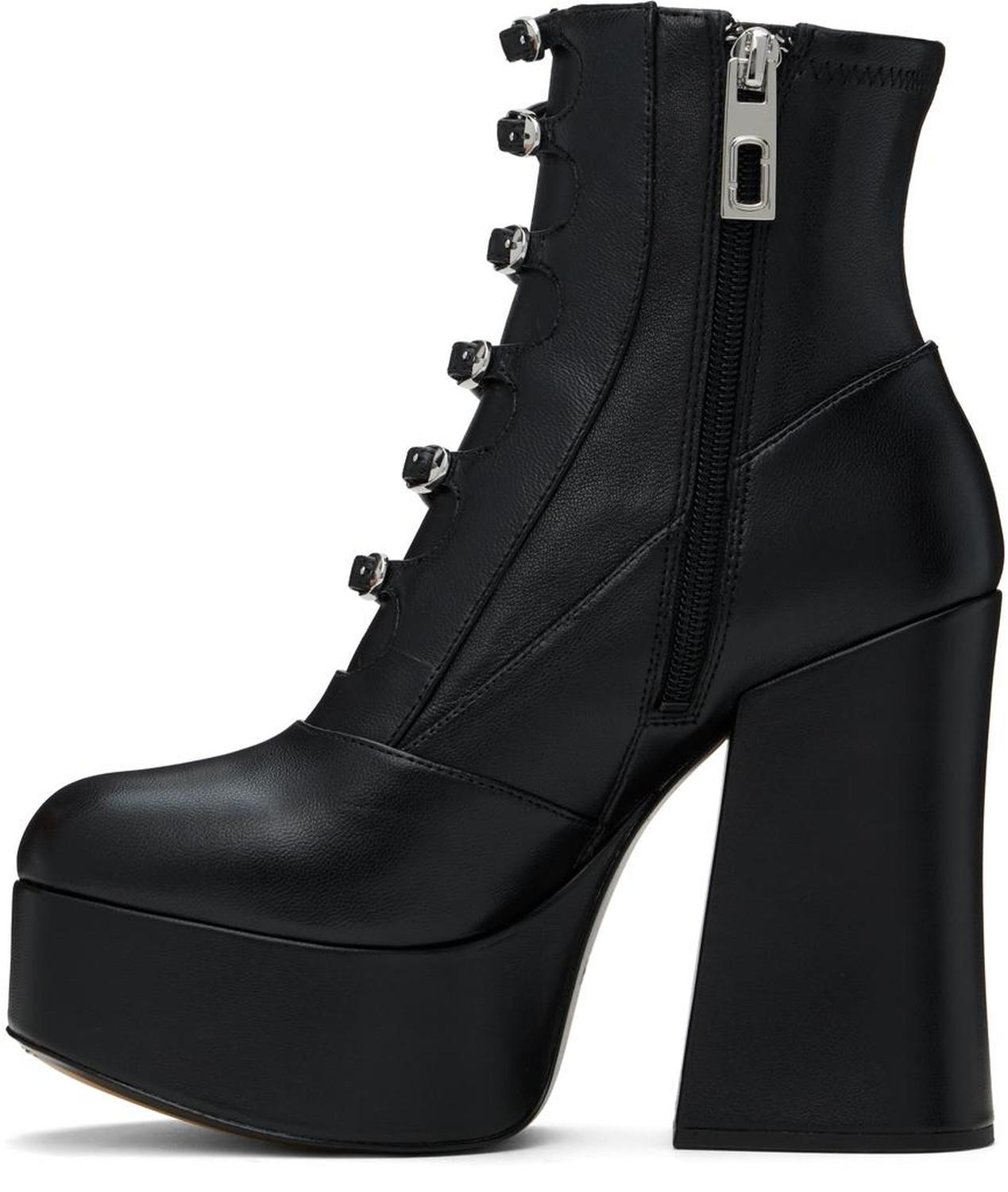 Black 'The Kiki' Stretch Ankle Boots