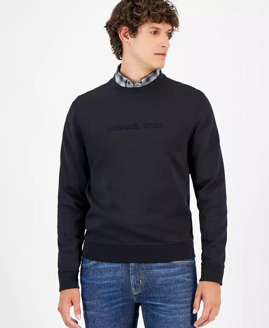 Men's Embossed Logo Crewneck Sweatshirt