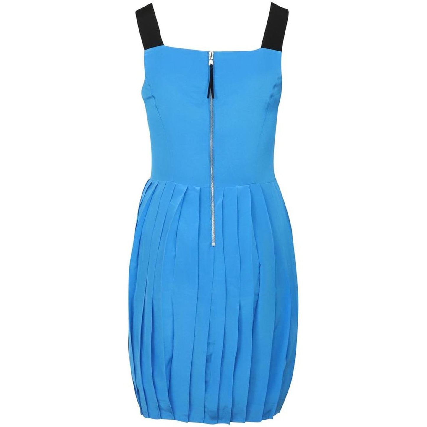 MARC by Marc Jacobs Frances Pleated Sleeveless Dress in Blue Silk