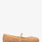 Mara Faux Shearling Ballet Flat