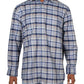 Mens Plaid Stretch Button-Down Shirt