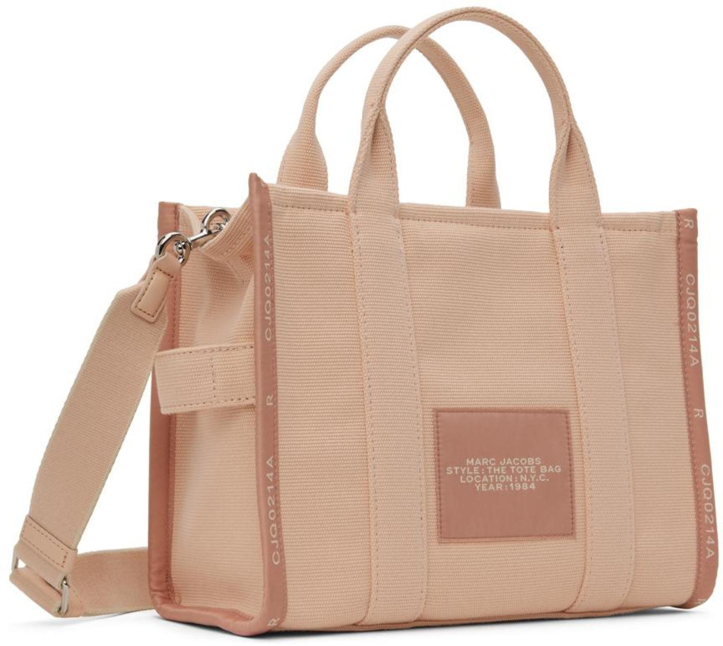 Pink 'The Jacquard Medium' Tote