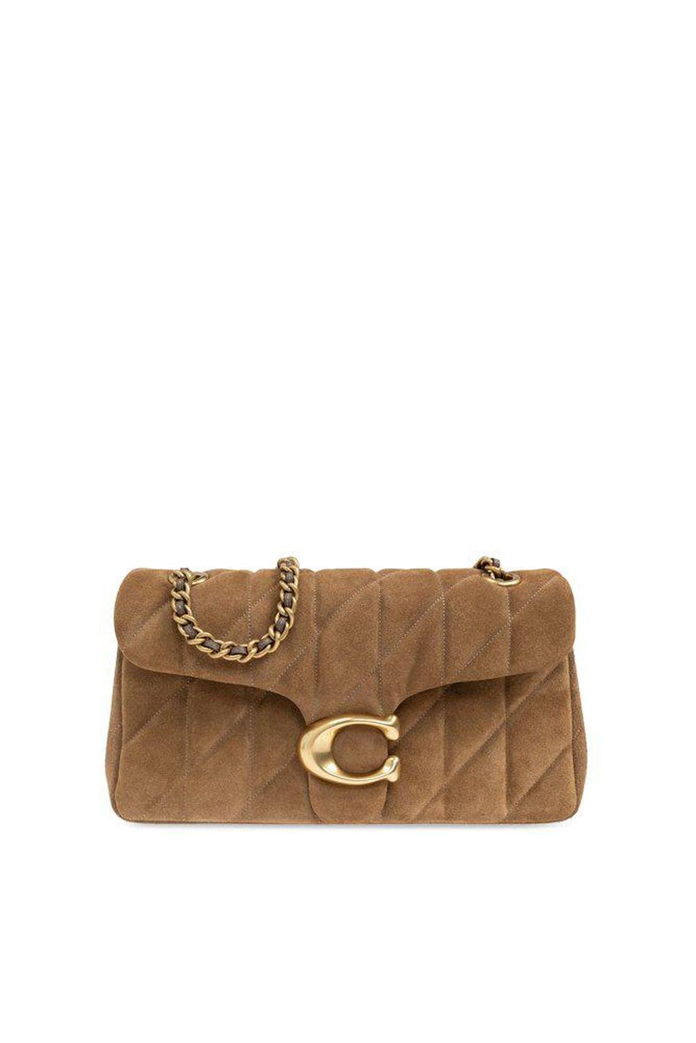 Coach Tabby 26 Logo Plaque Shoulder Bag