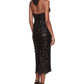 Marchesa Notte Sequin Cocktail Dress