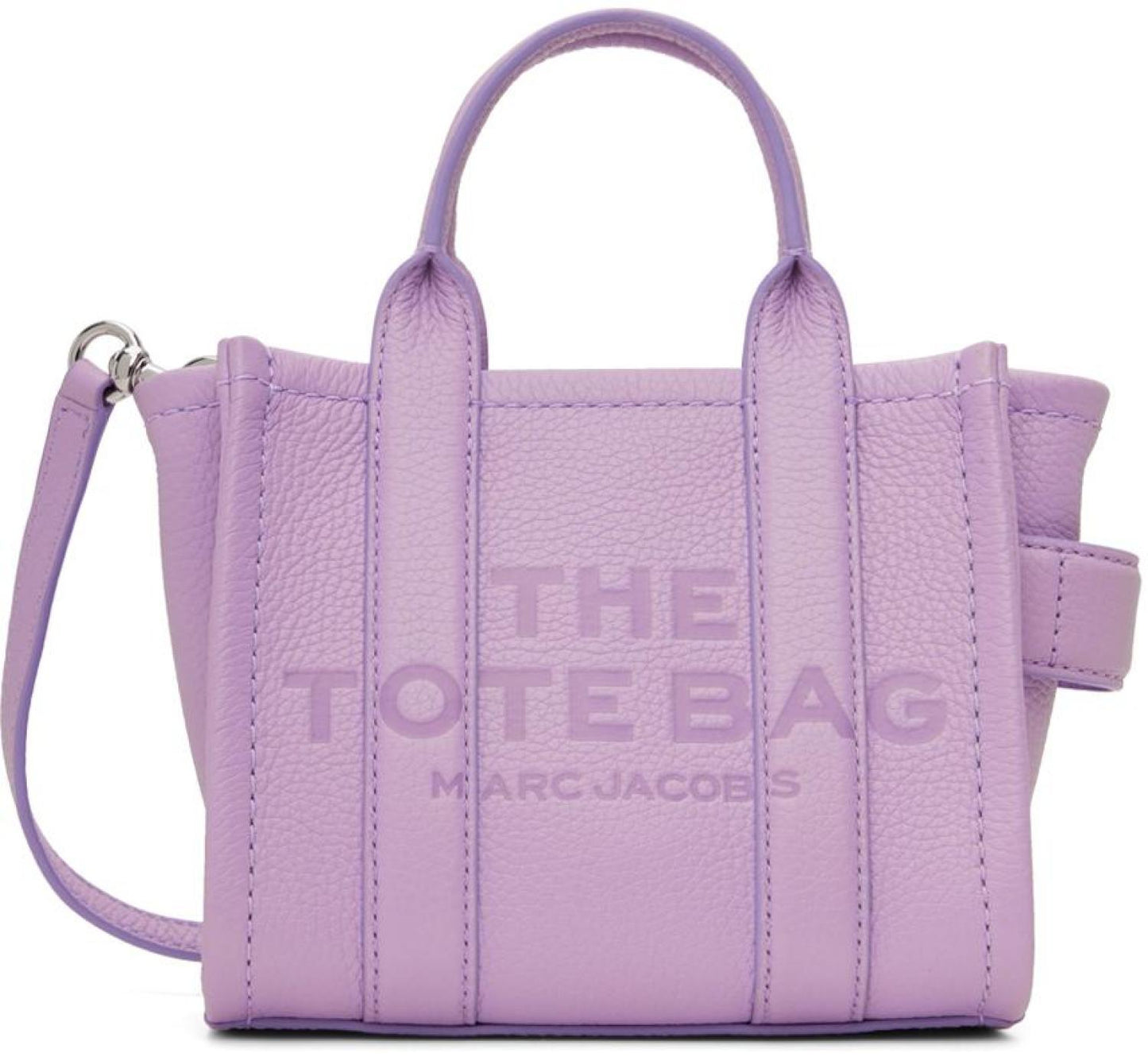 Purple 'The Leather Crossbody' Tote