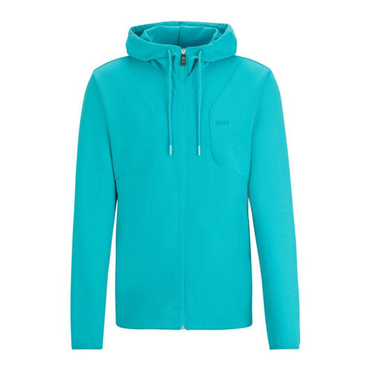 Cotton-blend zip-up hoodie with HD logo print