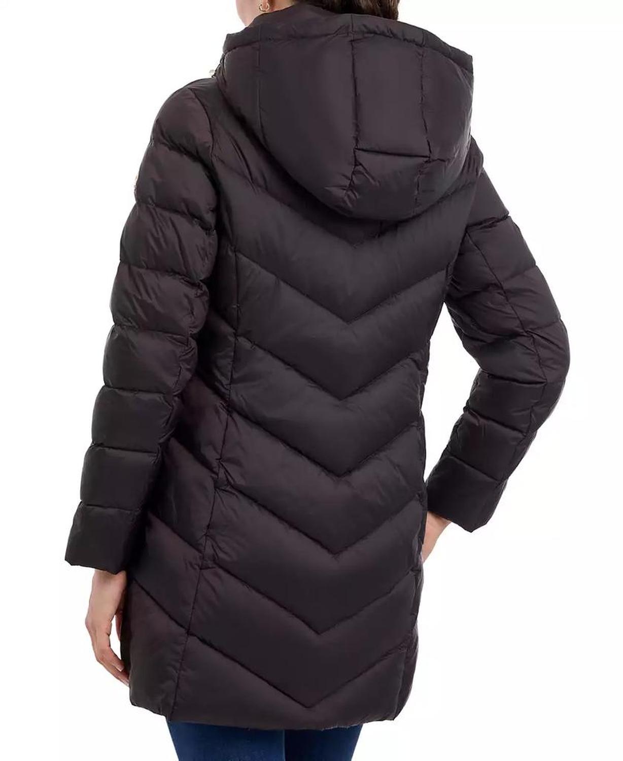 Petite Hooded Packable Down Puffer Coat, Created for Macy's