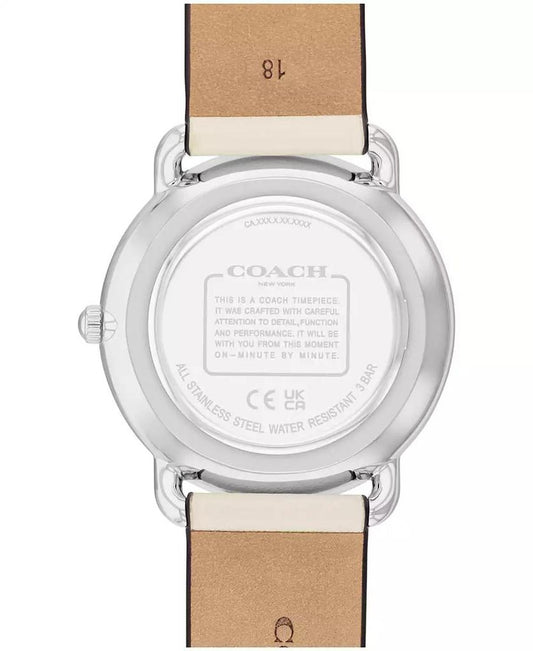 Women's Elliot Chalk Leather Strap Watch