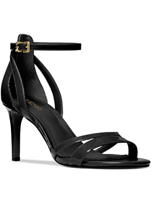 Kimberly Sandal Womens Patent Leather Cut out Ankle Strap