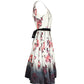 Marc Jacobs Printed Midi Length Dress in Floral Print Cotton