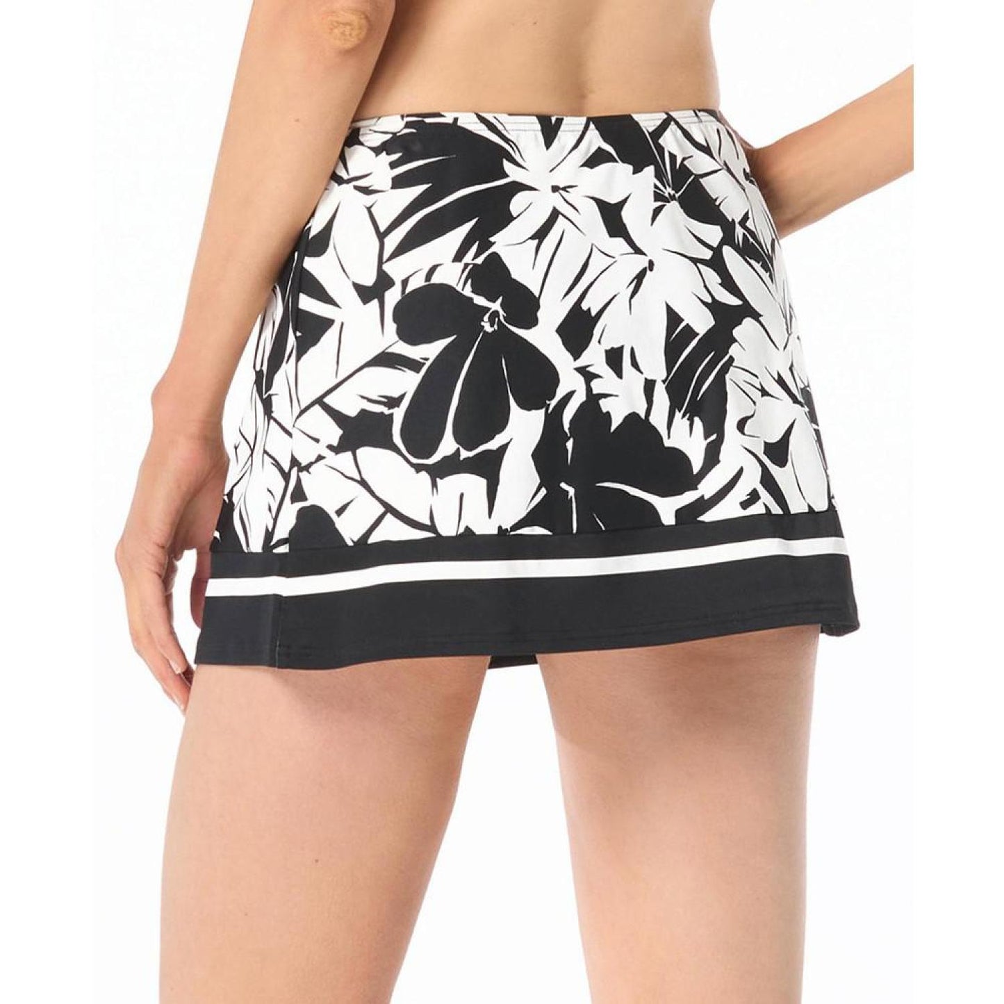 MICHAEL Women's Printed Cover Up Mini Skirt