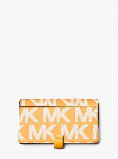 Jet Set Small Graphic Logo Smartphone Wristlet