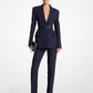 Belted Crepe Sablé Sculpted Blazer