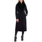 Women's Faux-Fur-Collar Belted Coat