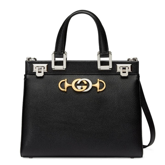 Gucci Zumi Small Leather Top Handle Shoulder Bag