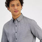 Men's Slim-Fit Chevron Dobby Button-Down Shirt