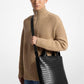 Hudson Crocodile Embossed Leather Tote Bag