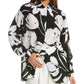 Michael Kors Collection Floral Boyfriend Silk Shirt