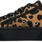 Tan & Black 'The Printed Canvas' Sneakers