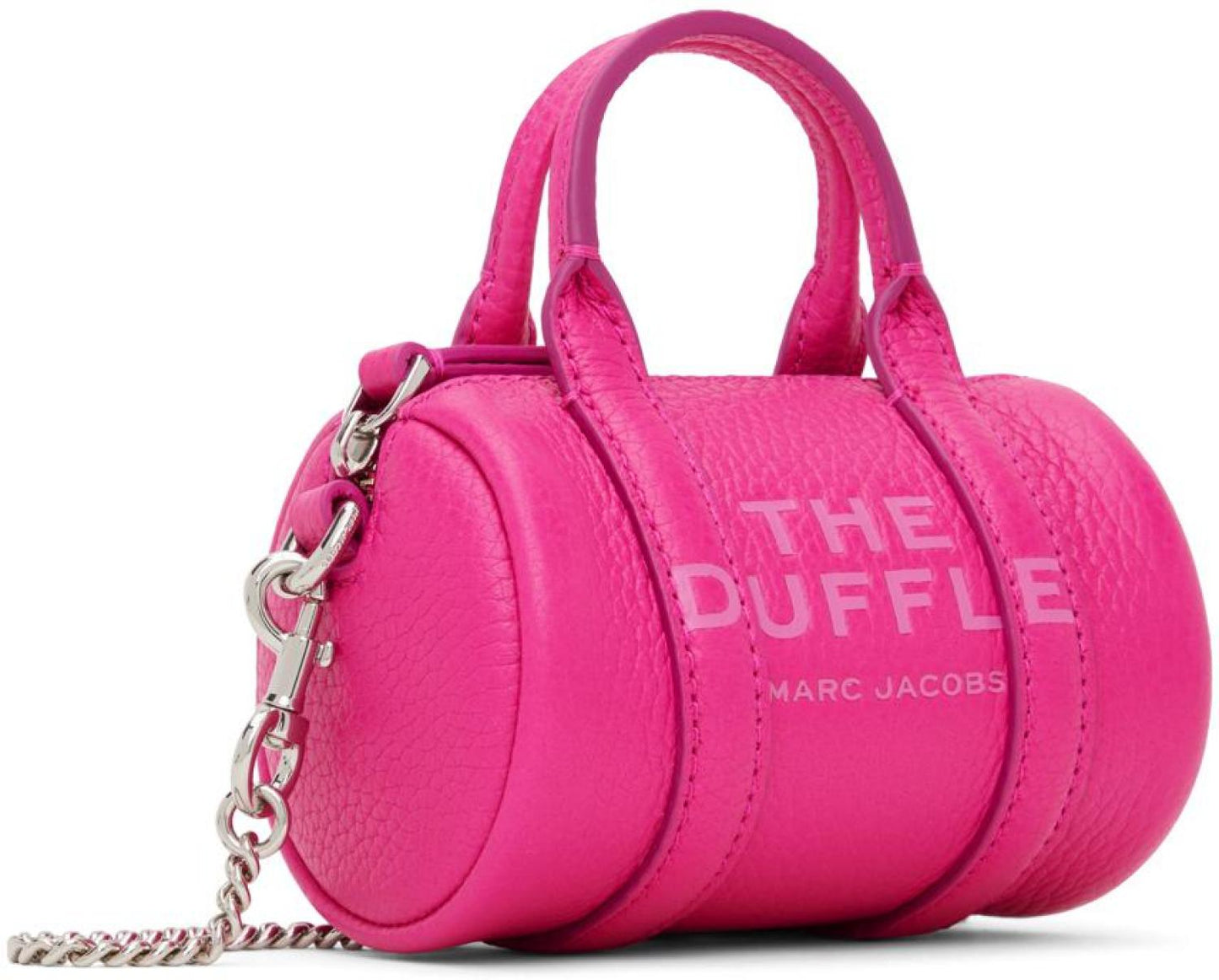 Pink 'The Leather Nano Duffle Crossbody' Bag