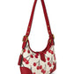 Hamptons Hobo Bag with Cherry Print