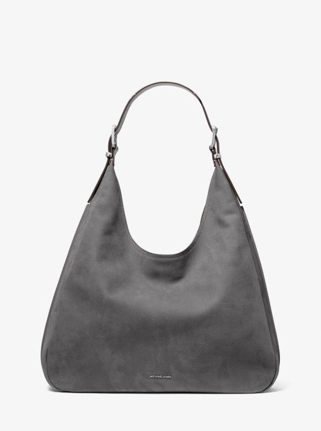 Nolita Large Nubuck Hobo Shoulder Bag