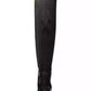 Women's June Leather Knee High Wide Calf Riding Boots