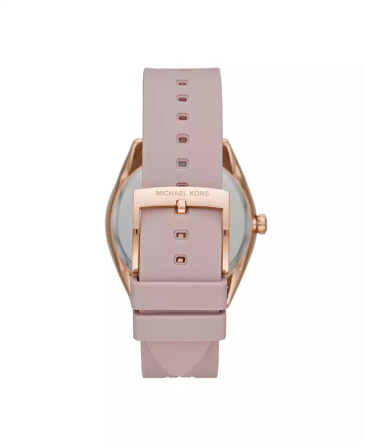 Women's Janelle Pink Silicone Strap Watch 42mm