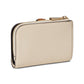 Tribeca Colorblocked Pebbled Leather Small Compact Wallet