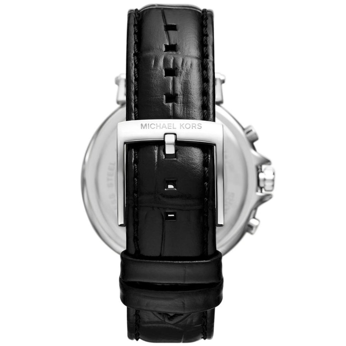 Women's Maren Chronograph Black Leather Watch 40mm