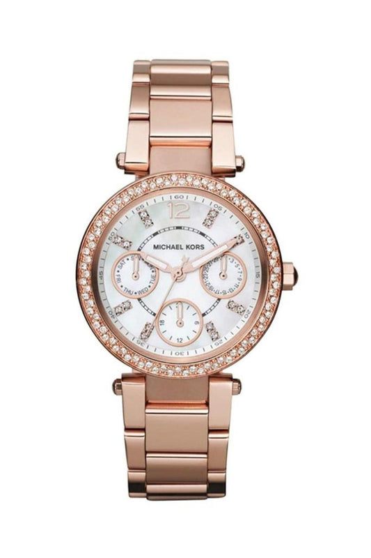 Michael Kors Parker MK5616 Women's Rose Gold-Tone Quartz 33mm Watch