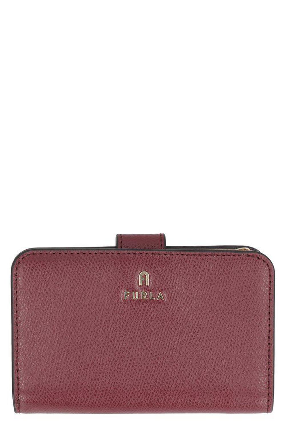 Furla Camelia Logo Lettering Wallet