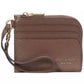 Devin Saffiano Leather Coin Card Case Wristlet