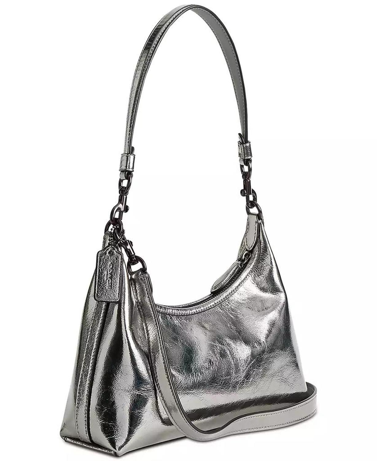 Juliet Small Metallic Leather Shoulder Bag 25