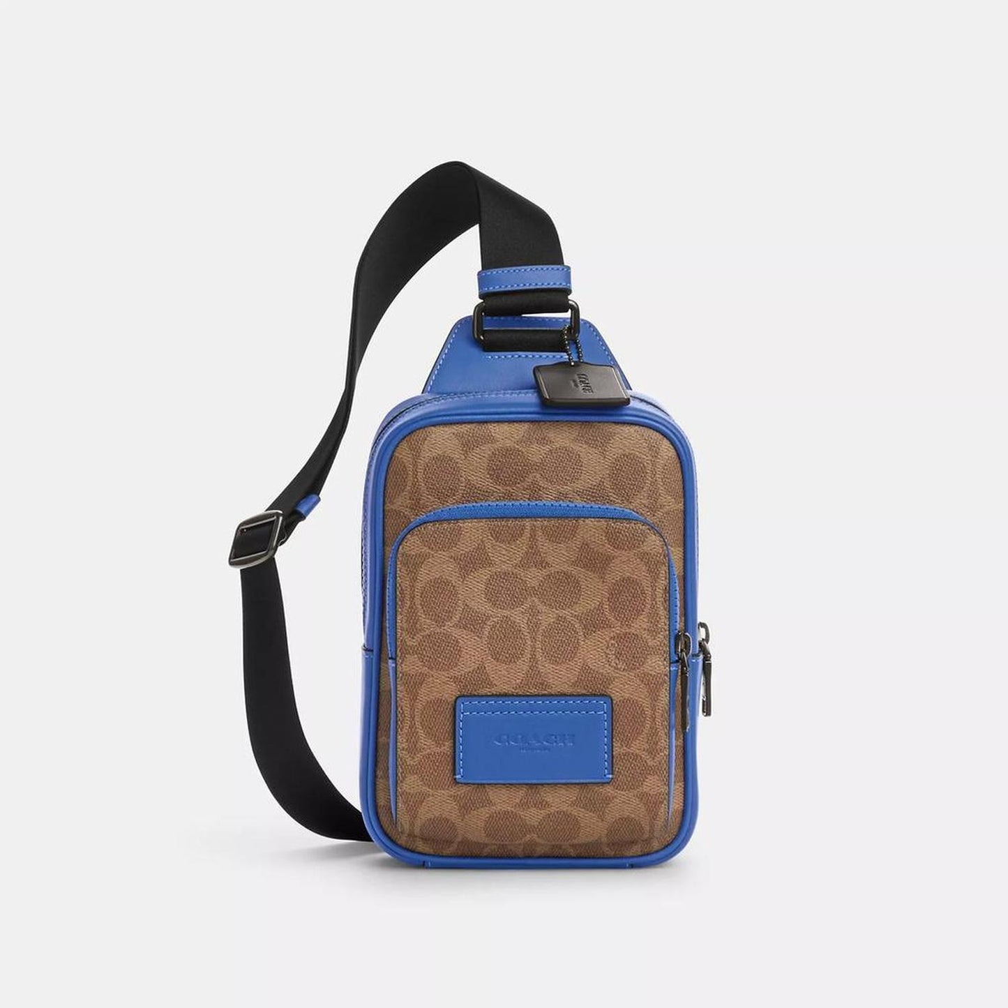 Racer Sling Pack In Colorblock Signature Canvas