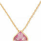 Gold-Tone Cubic Zirconia Spade Mini Pendant Necklace, 16"+ 3" extender