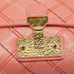 Marc Jacobs Peach Quilted Leather Flap Crossbody Bag