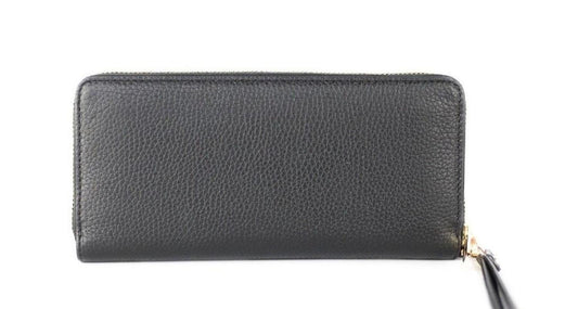 Jet Set Travel Large  Pebble Leather Continental Wrist Women's Wallet