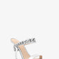 Bianca Embellished Metallic Leather Sandal