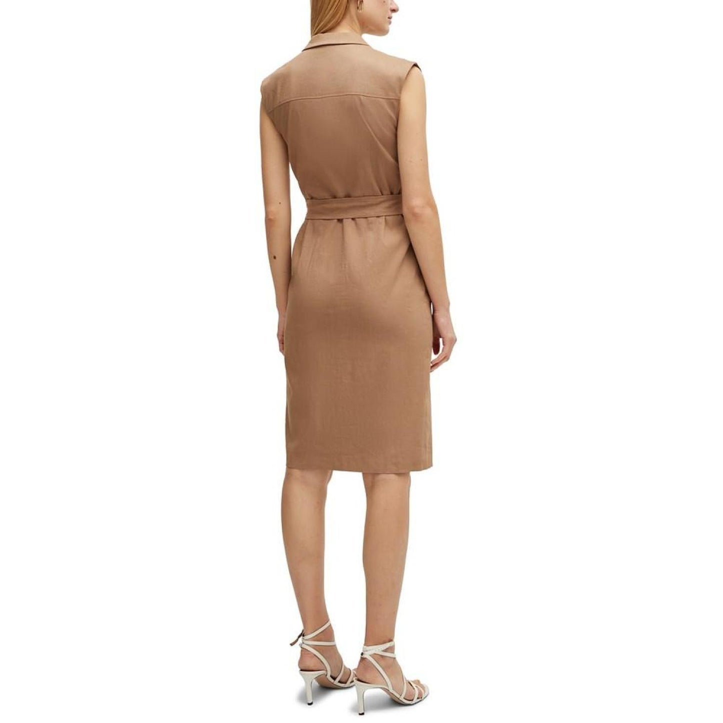 Women's Belted Wrap Dress