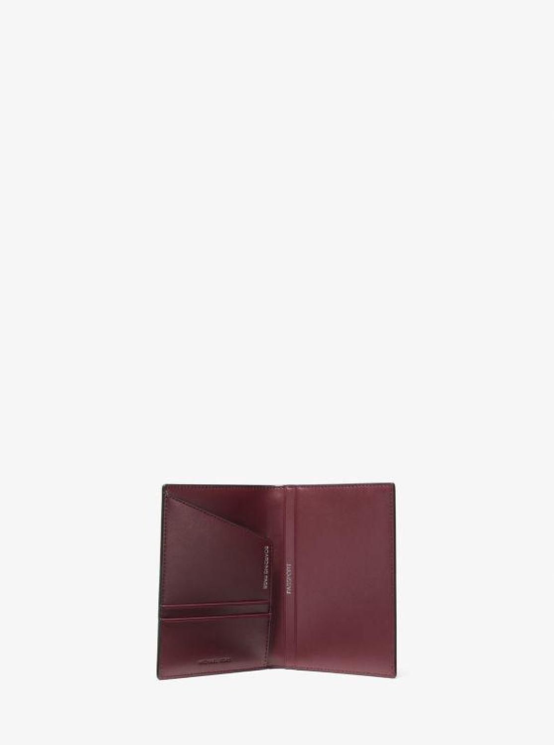 Saffiano Leather Passport Case and Luggage Tag Gift Set