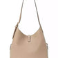 Deco Pebbled Leather Shoulder Bag